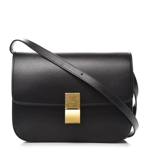 celine box liege leather|CELINE Liege Calfskin Medium Classic Box Flap Bag Medium .